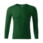 Bluza bumbac Progress, Verde sticla - imagine 2