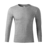 Bluza bumbac Progress, Gri inchis - imagine 2