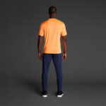 Tricou sport Musai Mawi, Portocaliu Fluo - imagine 3