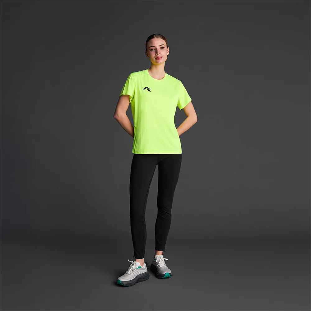 Tricou sport dama Musai Mawi, Galben Fluo - imagine 1