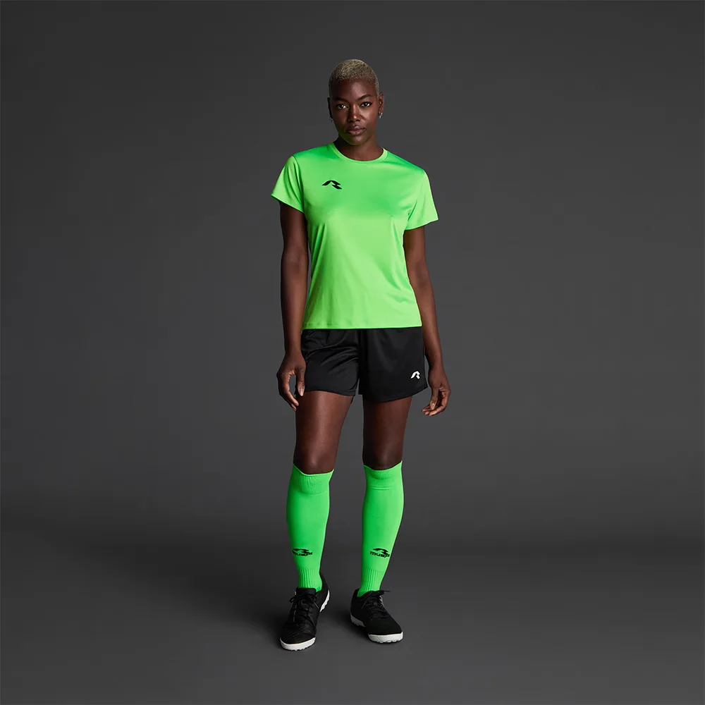 Tricou sport dama Musai Mawi, Verde Fluo - imagine 1