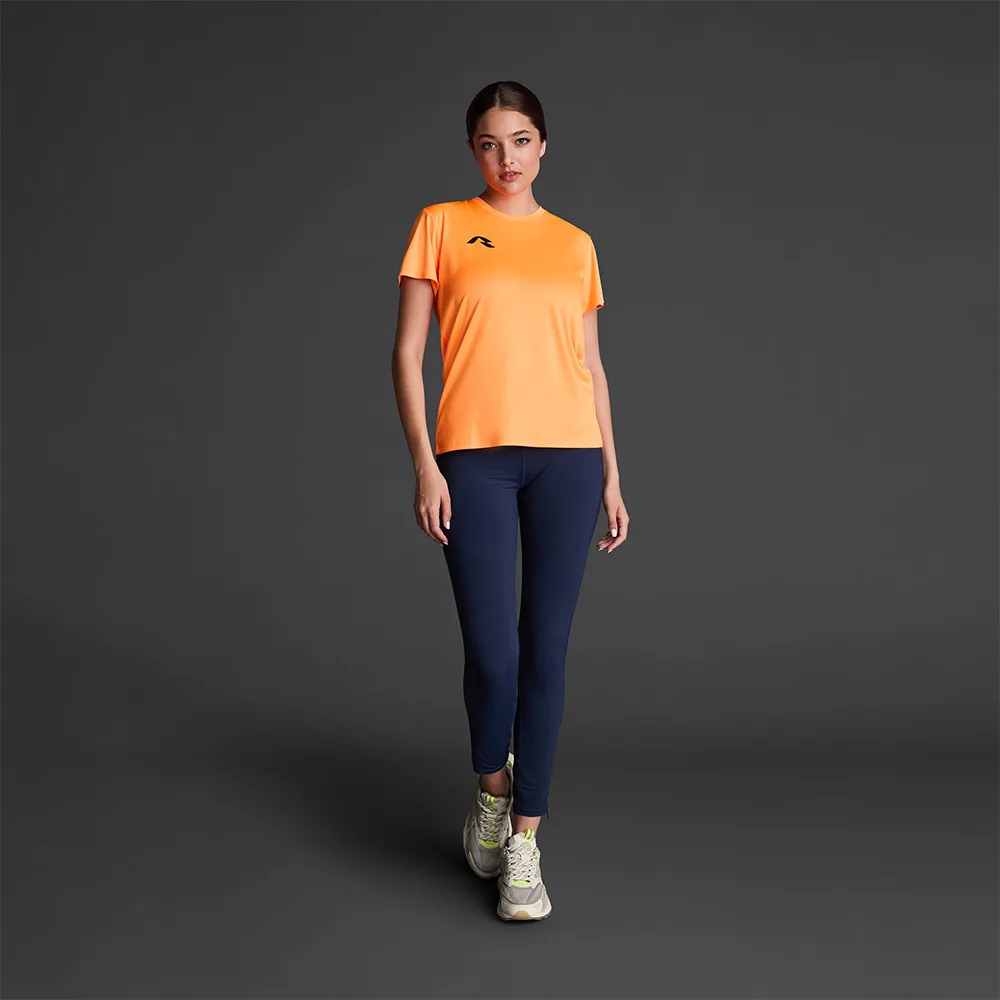 Tricou sport dama Musai Mawi, Portocaliu Fluo - imagine 1