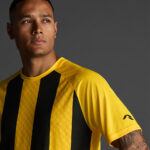 Tricou sport Musai Ubora, Galben / Negru - imagine 4