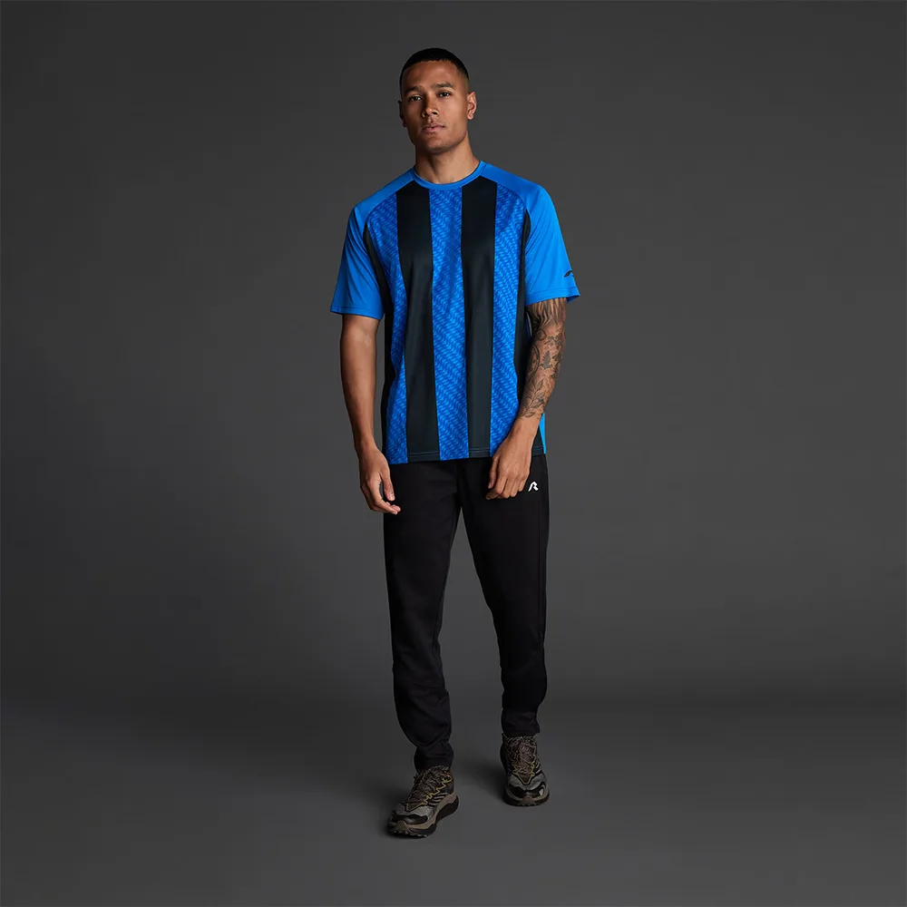 Tricou sport Musai Ubora, Albastru Royal / Negru - imagine 1