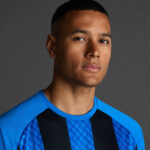 Tricou sport Musai Ubora, Albastru Royal / Negru - imagine 4