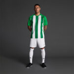 Tricou sport Musai Ubora, Verde / Alb