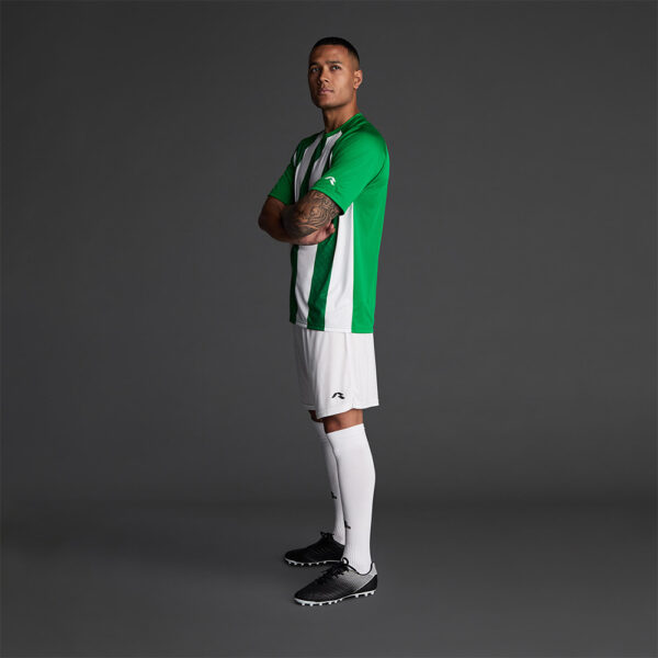 Tricou sport Musai Ubora, Verde / Alb - imagine 2