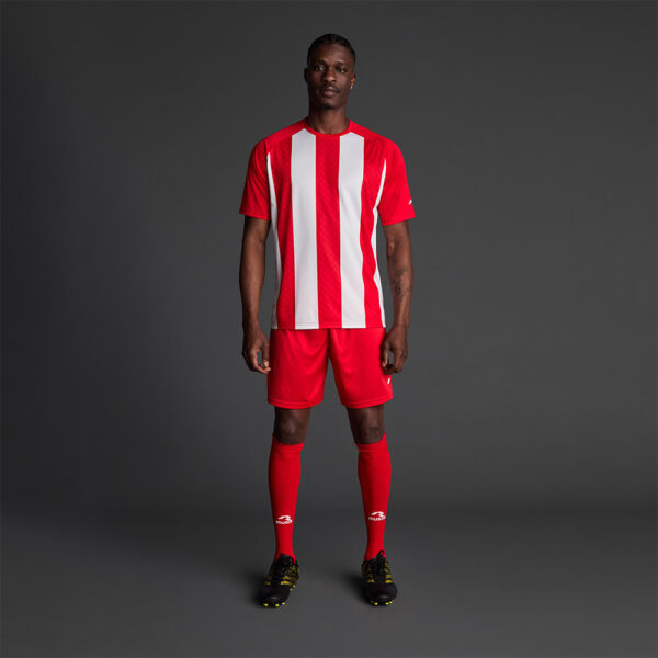 Tricou sport Musai Ubora, Rosu / Alb - imagine 1