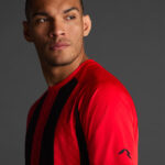 Tricou sport Musai Ubora, Rosu / Negru - imagine 5