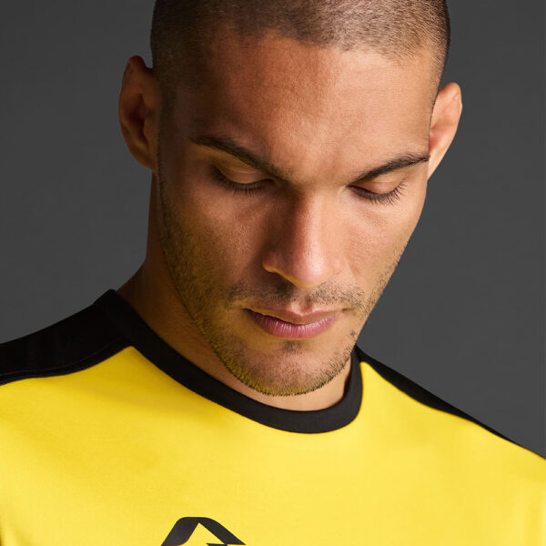 Tricou sport Musai Saba, Galben / Negru - imagine 5