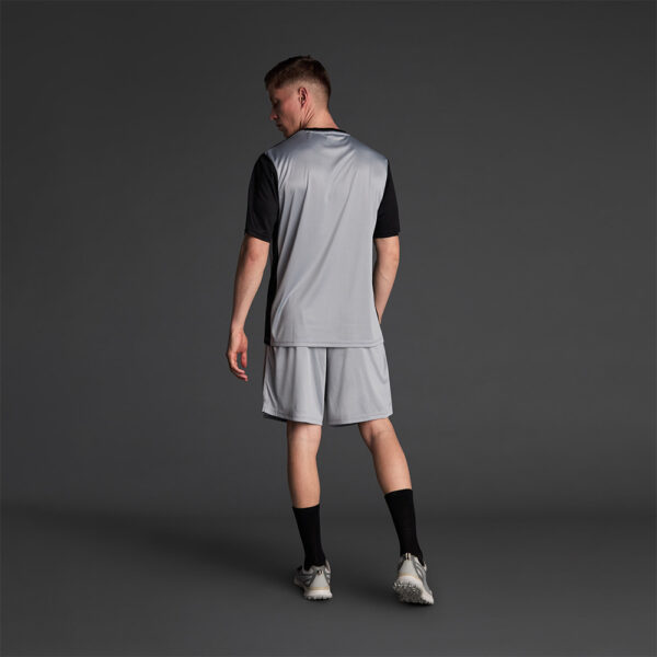 Tricou sport Musai Saba, Gri deschis / Negru - imagine 3