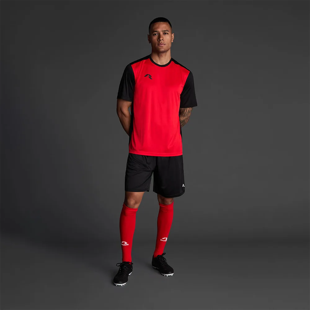 Tricou sport Musai Saba, Rosu / Negru - imagine 1