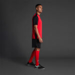 Tricou sport Musai Saba, Rosu / Negru - imagine 2