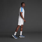 Tricou sport Musai Afiki, Alb / Albastru Royal - imagine 2