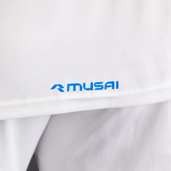 Tricou sport Musai Afiki, Alb / Albastru Royal - imagine 5