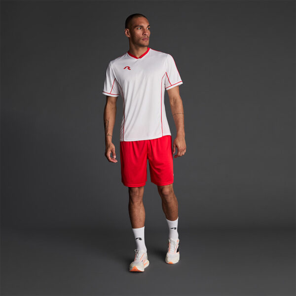 0104_0160_1_1 Tricou sport Musai Afiki, Alb / Rosu - imagine 1