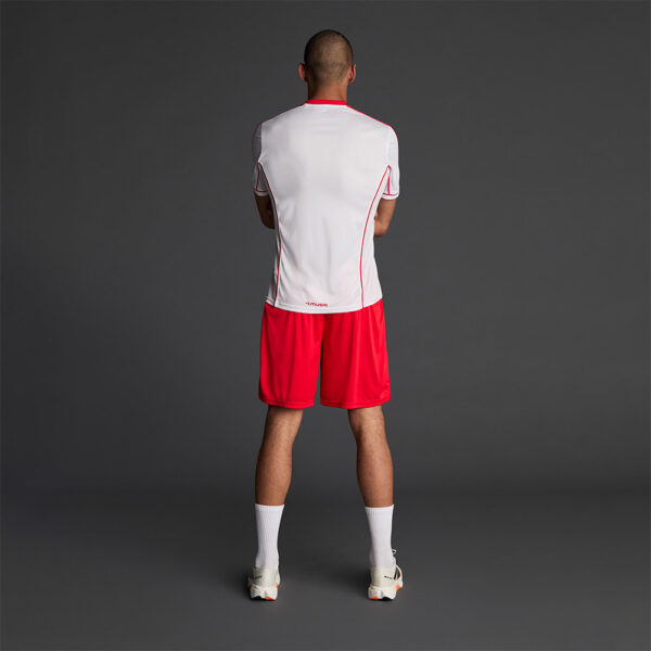 Tricou sport Musai Afiki, Alb / Rosu - imagine 3