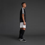 Tricou sport Musai Afiki, Negru / Alb - imagine 2