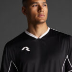 Tricou sport Musai Afiki, Negru / Alb - imagine 4