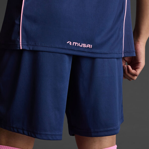 Tricou sport Musai Afiki, Bleumarin / Roz - imagine 5