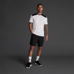 Tricou sport Musai Ishi, Alb / Negru