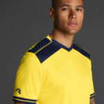 Tricou sport Musai Ishi, Galben / Bleumarin - imagine 4