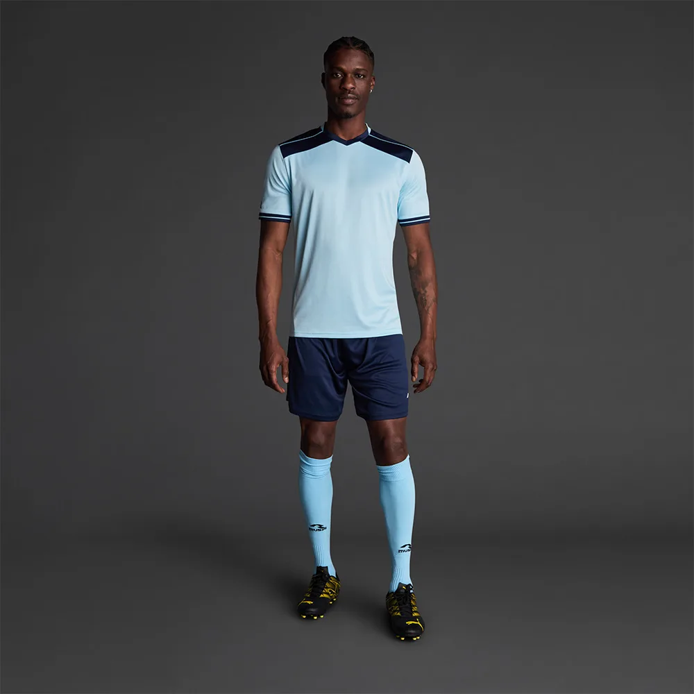 Tricou sport Musai Ishi, Albastru Sky / Bleumarin - imagine 1