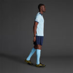 Tricou sport Musai Ishi, Albastru Sky / Bleumarin - imagine 2