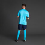 Tricou sport Musai Ishi, Turcoaz Fluo / Bleumarin - imagine 3