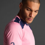 Tricou sport Musai Ishi, Roz / Bleumarin - imagine 4