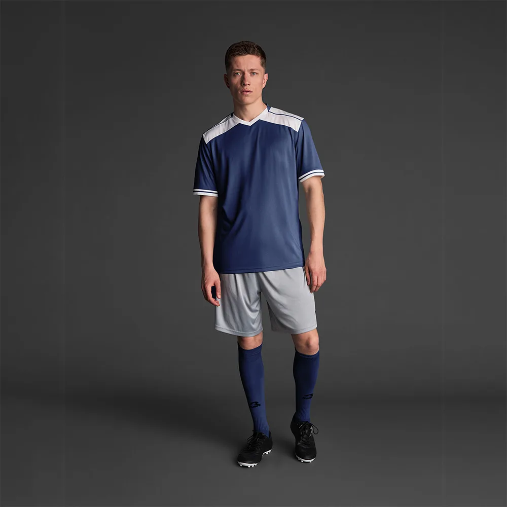 Tricou sport Musai Ishi, Bleumarin / Alb - imagine 1