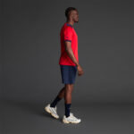 Tricou sport Musai Ishi, Rosu / Bleumarin - imagine 2