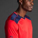 Tricou sport Musai Ishi, Rosu / Bleumarin - imagine 4