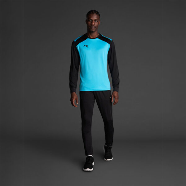 Bluza sport Musai Wata, Turcoaz Fluo / Negru - imagine 1