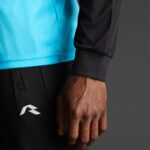 Bluza sport Musai Wata, Turcoaz Fluo / Negru - imagine 5