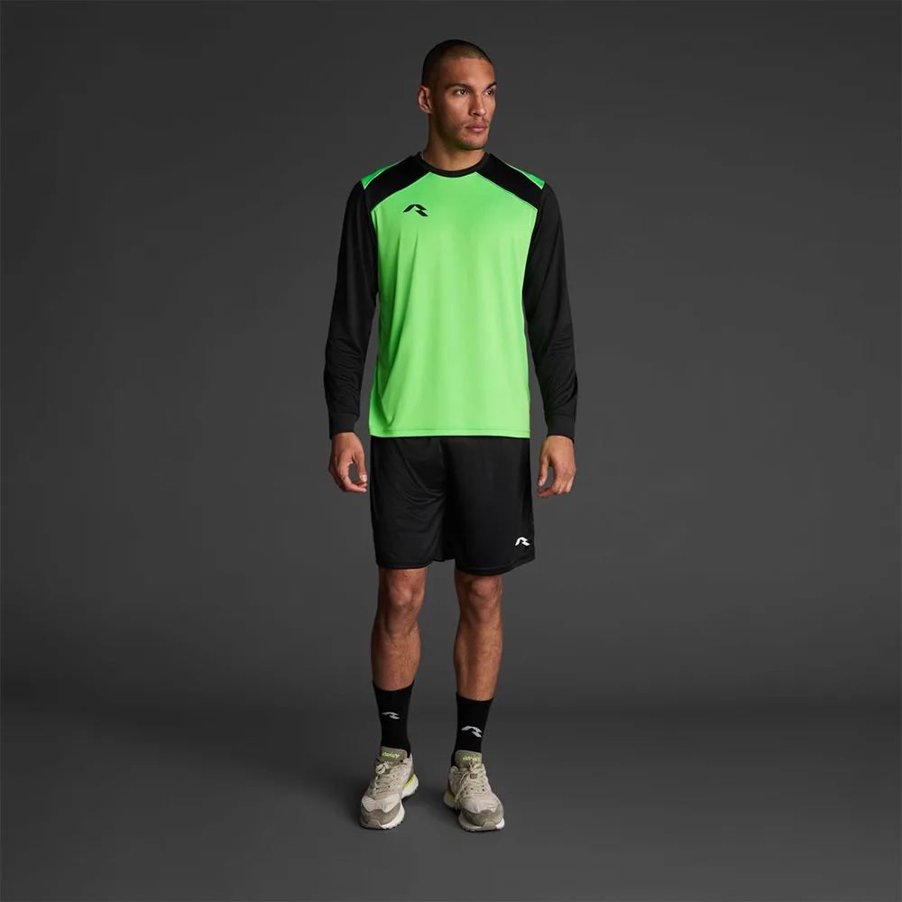 Bluza sport Musai Wata, Verde Fluo / Negru - imagine 1