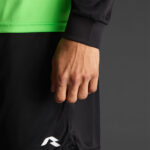 Bluza sport Musai Wata, Verde Fluo / Negru - imagine 5