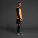 Bluza sport Musai Wata, Portocaliu Fluo / Negru - imagine 2