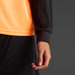 Bluza sport Musai Wata, Portocaliu Fluo / Negru - imagine 5