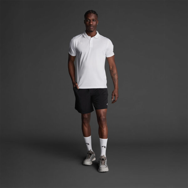 0107_01_1_1 Tricou polo Musai Rangi, Alb - imagine 1