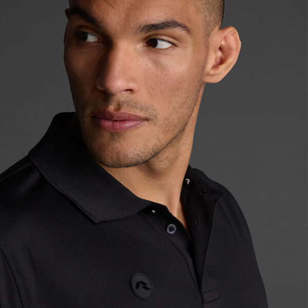 Tricou polo Musai Rangi, Negru - imagine 4