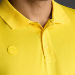 Tricou polo Musai Rangi, Galben - imagine 4