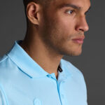 Tricou polo Musai Rangi, Albastru Sky - imagine 4