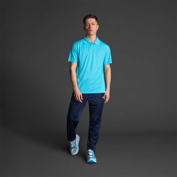 Tricou polo Musai Rangi, Turcoaz Fluo - imagine 1