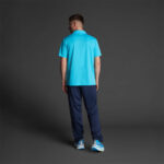 Tricou polo Musai Rangi, Turcoaz Fluo - imagine 3