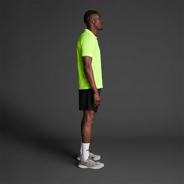 Tricou polo Musai Rangi, Galben Fluo - imagine 2