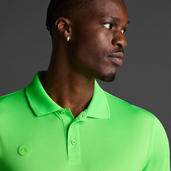 Tricou polo Musai Rangi, Verde Fluo - imagine 4