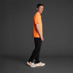 Tricou polo Musai Rangi, Portocaliu Fluo - imagine 2