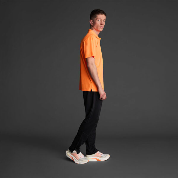 Tricou polo Musai Rangi, Portocaliu Fluo - imagine 2