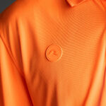 Tricou polo Musai Rangi, Portocaliu Fluo - imagine 5